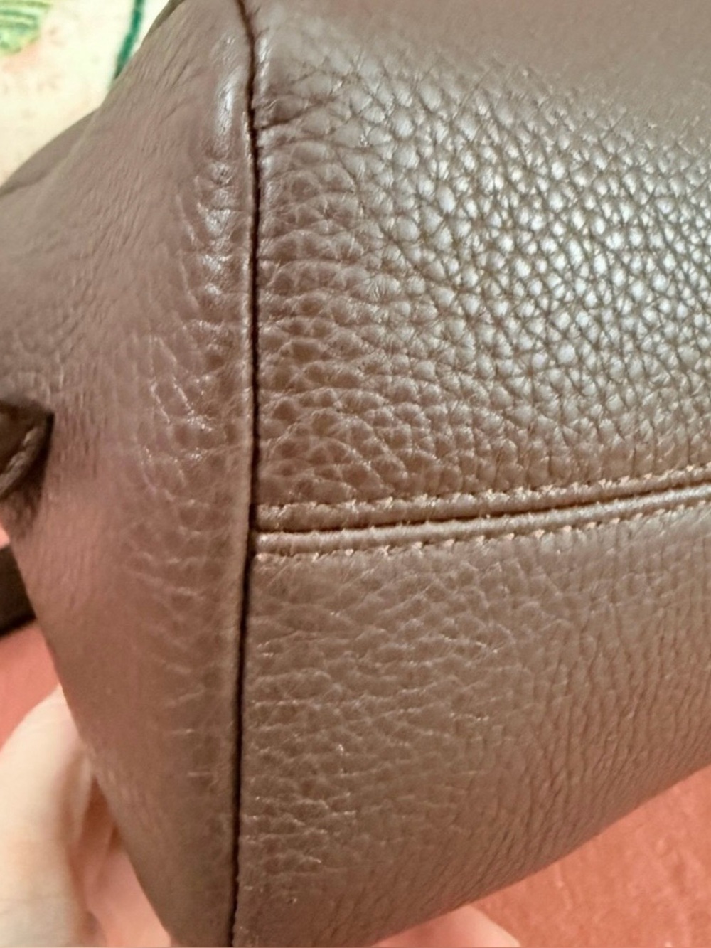 The Horse Brown Pebbled Leather Shoulder Bag - Picture 2 of 5